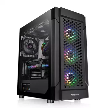 THERMALTAKE Chassis Mid Tower - Versa T27 TG ARGB - Juoda