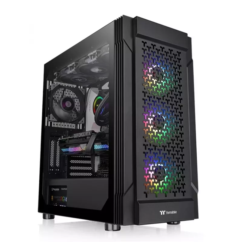THERMALTAKE Chassis Mid Tower - Versa T27 TG ARGB - Juoda