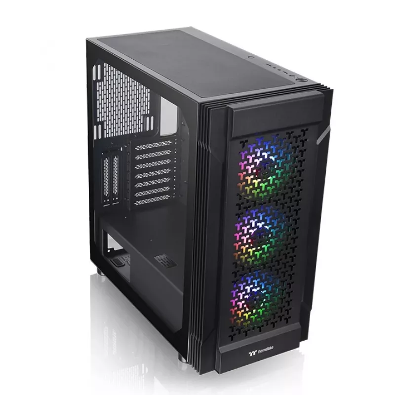 THERMALTAKE Chassis Mid Tower - Versa T27 TG ARGB - Juoda