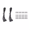 THERMALTAKE PC aušinimo ventiliatorius - CT120 - 12cm - juodas - 2 vnt. pakuotė