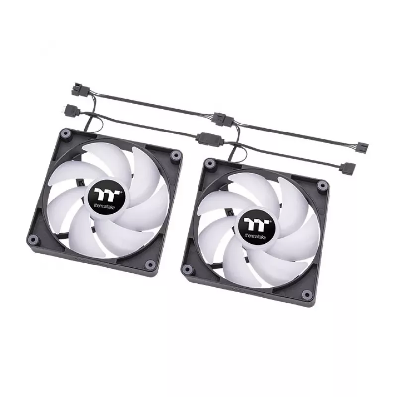 THERMALTAKE PC aušinimo ventiliatorius - CT140 ARGB Sync - 14 cm - juodas - 2 vnt.
