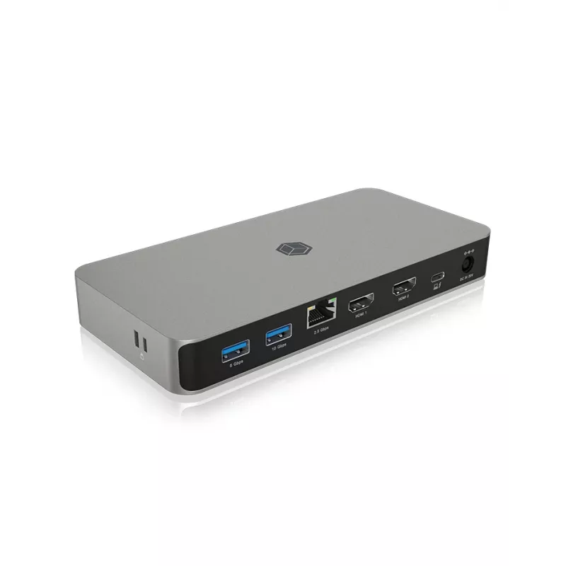 ICY BOX 10-in-1 USB4 Type-C DockingStation su dviguba vaizdo išvestimi