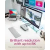 ICY BOX 10-in-1 USB4 Type-C DockingStation su dviguba vaizdo išvestimi