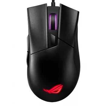 ASUS ROG Gladius II Core pelė, skirta žaidimams, dešiniarankė, USB Type-A, optinė, 6200 DPI