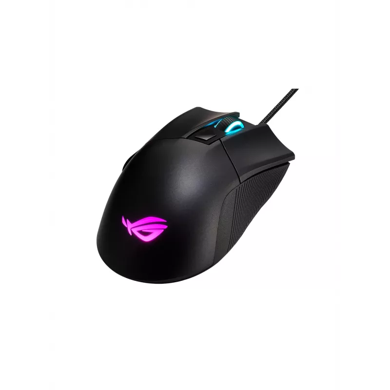 ASUS ROG Gladius II Core pelė, skirta žaidimams, dešiniarankė, USB Type-A, optinė, 6200 DPI