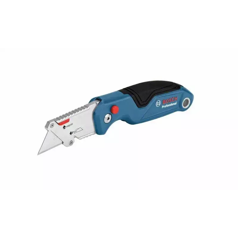 Bosch 1 600 A02 7M4 universalus peilis mėlynos, nerūdijančio plieno spalvos, sulankstomas peiliukas