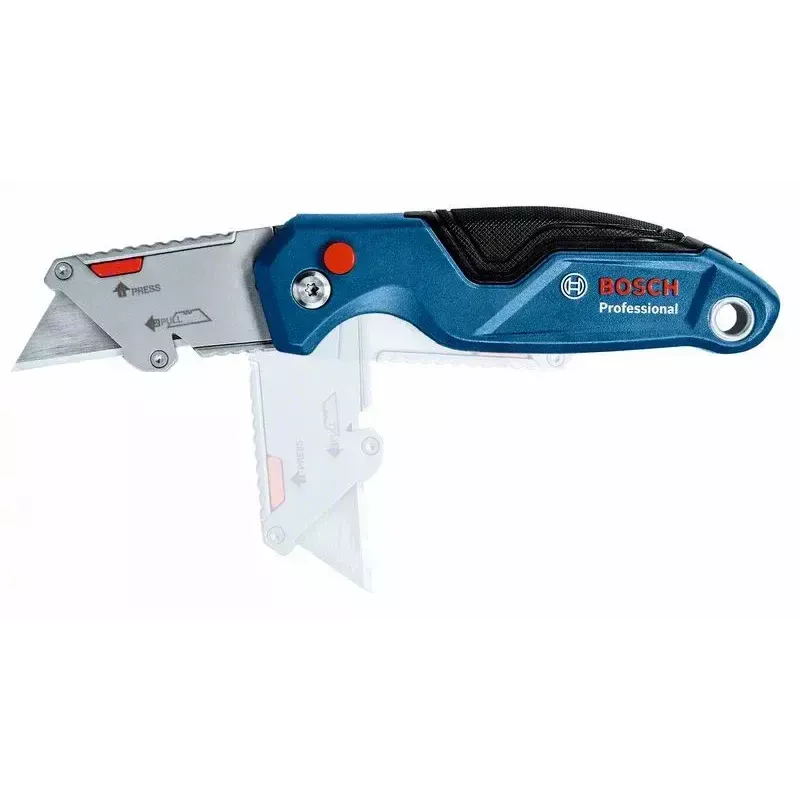 Bosch 1 600 A02 7M4 universalus peilis mėlynos, nerūdijančio plieno spalvos, sulankstomas peiliukas