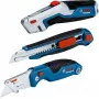 Bosch 1 600 A02 7M4 universalus peilis mėlynos, nerūdijančio plieno spalvos, sulankstomas peiliukas