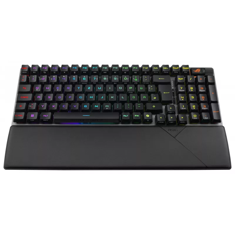 ASUS ROG Strix Scope II 96 RX Wireless klaviatūra žaidimams USB + RF Wireless + Bluetooth juoda