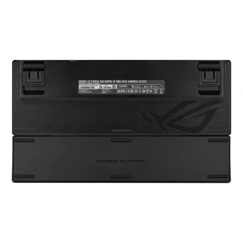 ASUS ROG Strix Scope II 96 RX Wireless klaviatūra žaidimams USB + RF Wireless + Bluetooth juoda