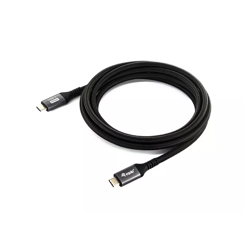 Equip USB4 Gen 2x2 C į C laidas, M/M, 2,0 m, 4K/60Hz, 20 Gbps, PD 100W