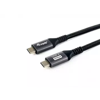 Equip USB4 Gen 2x2 C į C laidas, M/M, 2,0 m, 4K/60Hz, 20 Gbps, PD 100W
