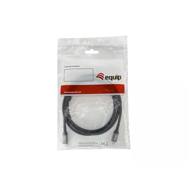 Equip USB4 Gen 2x2 C į C laidas, M/M, 2,0 m, 4K/60Hz, 20 Gbps, PD 100W