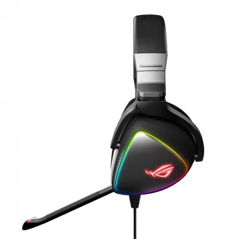 Ausinės ASUS ROG Delta, laidinės, lankeliu, žaidimams, juodos