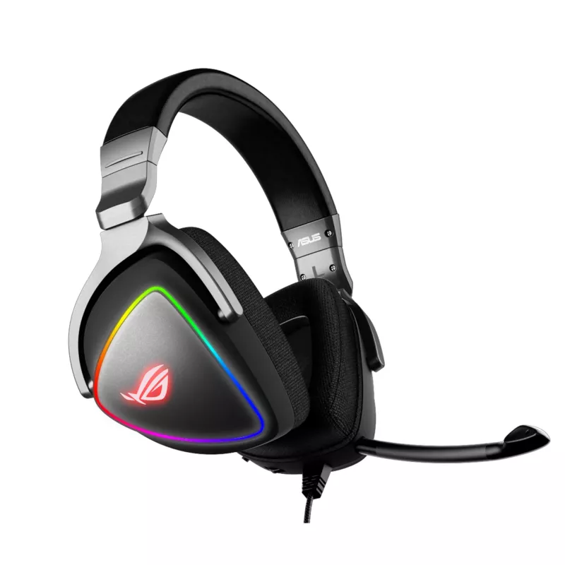 Ausinės ASUS ROG Delta, laidinės, lankeliu, žaidimams, juodos