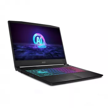MSI Katana A15 AI B8VF-451 AMD Ryzen™ 7 8845HS nešiojamas kompiuteris 39,6 cm (15,6 colio) Full HD 16 GB DDR5-SDRAM 512 GB SSD NVIDIA GeForce RTX 4060 Wi-Fi 6E (802.11ax) Windows 11 Home juoda