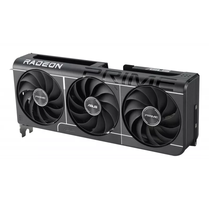 Vaizdo plokštė ASUS Prime Radeon RX 9060 XT 16 GB GDDR6, PCIe 5.0, 128 bitų, 3 ventiliatoriai, 2,5 lizdo
