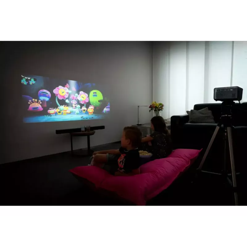 Projektorius Lenco LPJ-700BKGY standartinio atstumo LED 1080p juodas