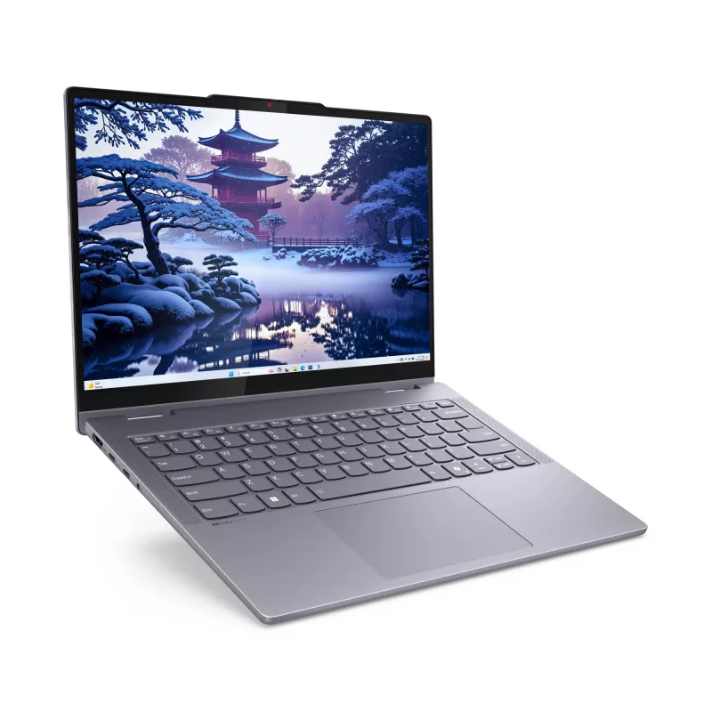 Lenovo IdeaPad 5 2-in-1 14IAL10 Intel Core Ultra 5 225H Hibridinis (2-in-1) 35,6 cm (14 col.) Jutiklinis ekranas WUXGA 16 GB LPDDR5x-SDRAM 512 GB SSD Wi-Fi 7 (802.11be) Windows 11 Home Vokiška Pilka