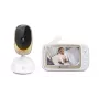 Vaizdo kamera Motorola VM85 CONNECT — 5 colių TFT ekranas, 480×272, 300 m veikimo nuotolis, 2× skaitmeninis priartinimas, 2,4 GHz Wi‑Fi/FHSS, dvipusis garsas, balta