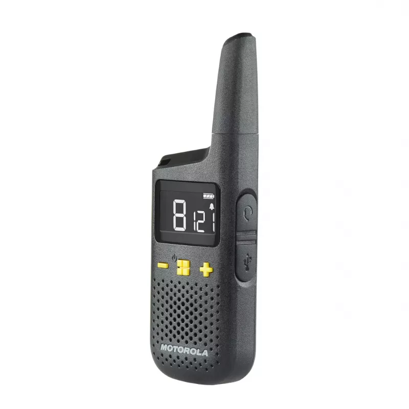 Motorola XT185 dvipusis radijas 16 kanalų 446.00625 - 446.19375 MHz Juoda