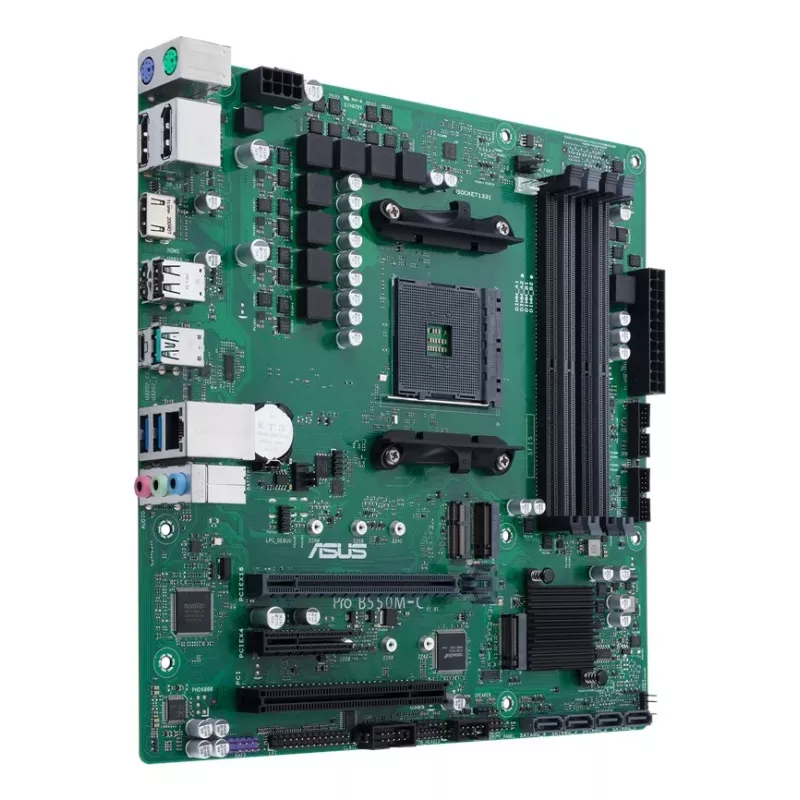 Motininė plokštė ASUS PRO B550M-C/CSM AMD B550 Socket AM4 micro ATX
