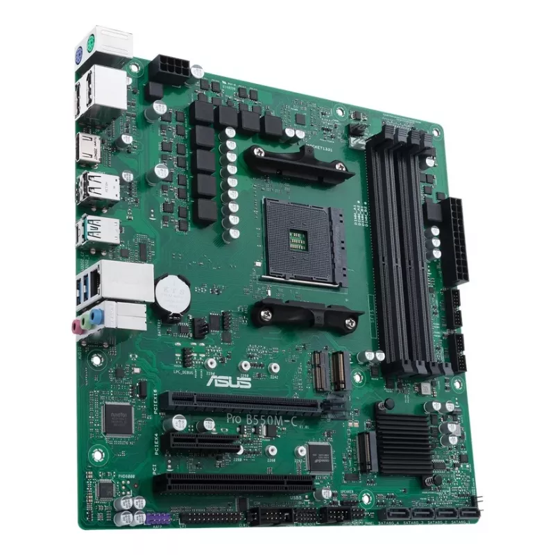 Motininė plokštė ASUS PRO B550M-C/CSM AMD B550 Socket AM4 micro ATX