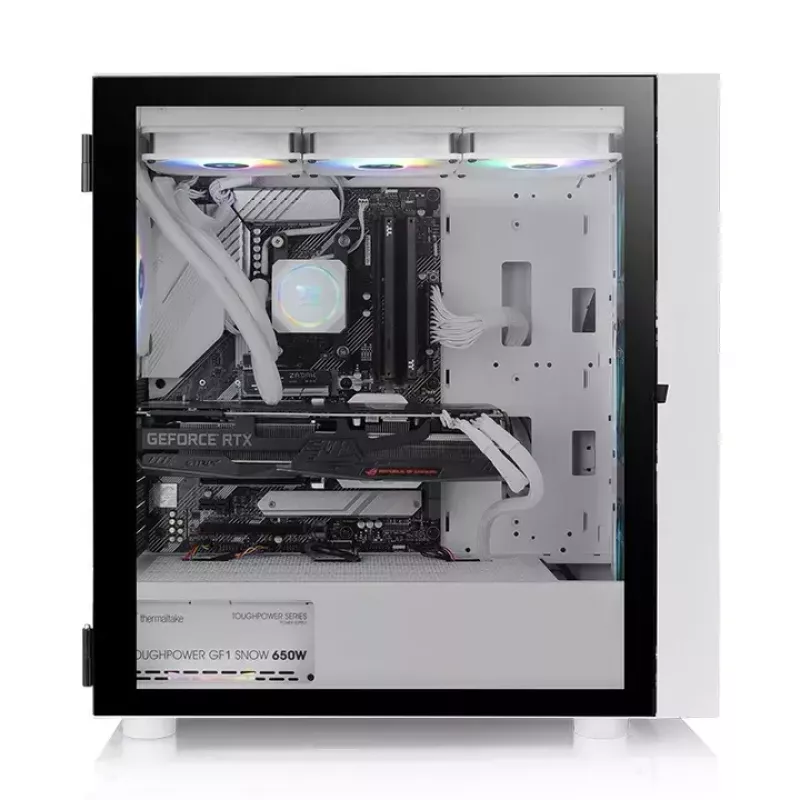 PC korpusas Thermaltake H570 TG ARGB Midi Tower White