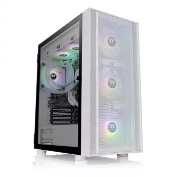 PC korpusas Thermaltake H570 TG ARGB Midi Tower White