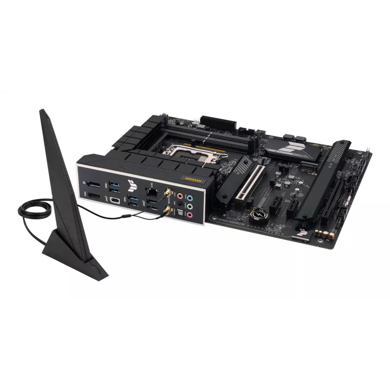 Motininė plokštė ASUS TUF GAMING H770-PRO WIFI — Intel H770, LGA 1700, ATX, DDR5, 4x DIMM, 128GB, Wi‑Fi 6, 2.5Gb LAN, 4x M.2