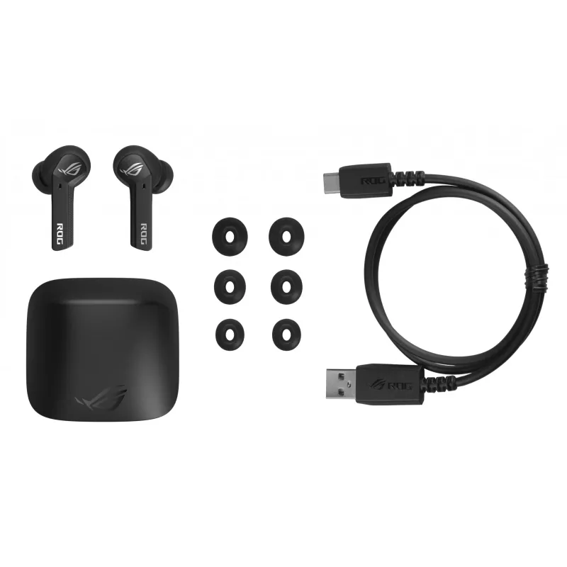ASUS ROG Cetra True Wireless ausinės, True Wireless Stereo (TWS), į ausį, žaidimams, juodos