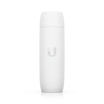 PoE adapteris UBIQUITI UACC-ADAPTER-POE-USBC — 48 V įvestis, 5 V 0,25 A išvestis, kompaktiškas 30,4×30,4×95 mm, baltas