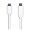 PoE adapteris UBIQUITI UACC-ADAPTER-POE-USBC — 48 V įvestis, 5 V 0,25 A išvestis, kompaktiškas 30,4×30,4×95 mm, baltas
