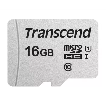 TRANSCEND Micro Sdhc Card 300s 16GB Uhs-i U1 Be adapterio