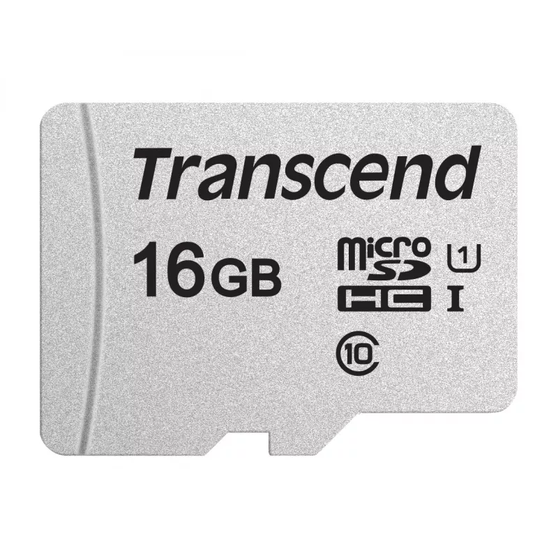 TRANSCEND Micro Sdhc Card 300s 16GB Uhs-i U1 Be adapterio