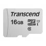 TRANSCEND Micro Sdhc Card 300s 16GB Uhs-i U1 Be adapterio