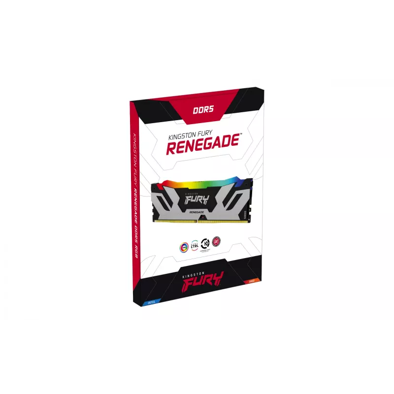 Kingston Technology FURY 96GB 6400MT/s DDR5 CL32 DIMM (2 rinkinys) Renegade RGB XMP