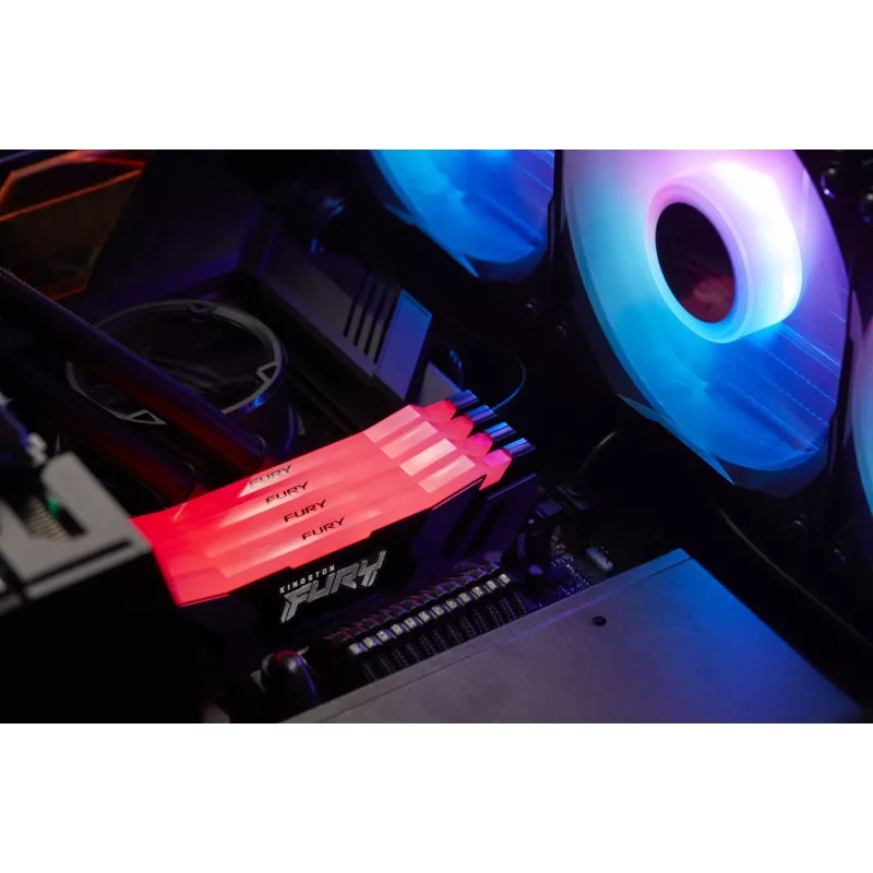 Kingston Technology FURY 96GB 6400MT/s DDR5 CL32 DIMM (2 rinkinys) Renegade RGB XMP
