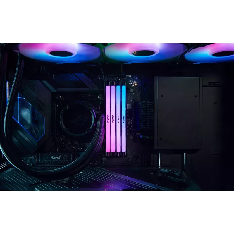 Kingston Technology FURY 96GB 6400MT/s DDR5 CL32 DIMM (2 rinkinys) Renegade RGB XMP
