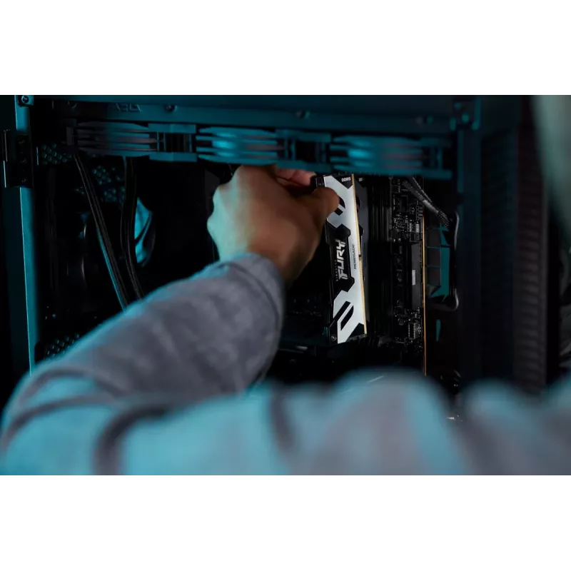 Kingston Technology FURY 96GB 6400MT/s DDR5 CL32 DIMM (2 vnt. rinkinys) Renegade Sidabrinė XMP