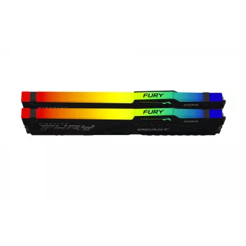 Kingston Technology FURY Beast 64GB 6400MT/s DDR5 CL32 DIMM (2 rinkinys) RGB EXPO
