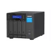 QNAP TVS-H474 NAS bokštinis Intel® Pentium® G7400 8 GB DDR4 0 TB QuTS hero juodos spalvos