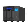 QNAP TVS-H474 NAS bokštinis Intel® Pentium® G7400 8 GB DDR4 0 TB QuTS hero juodos spalvos