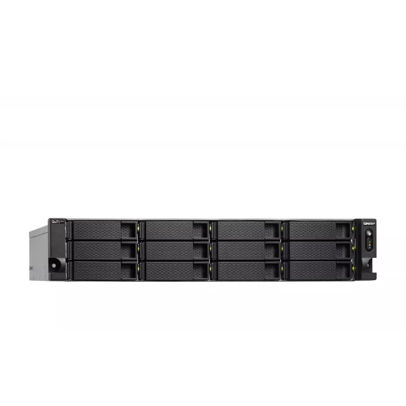 QNAP TS-H1886XU-RP-R2 NAS stovas (3U) Intel® Xeon® D D-1622 32 GB DDR4 0 TB QuTS hero juoda, pilka