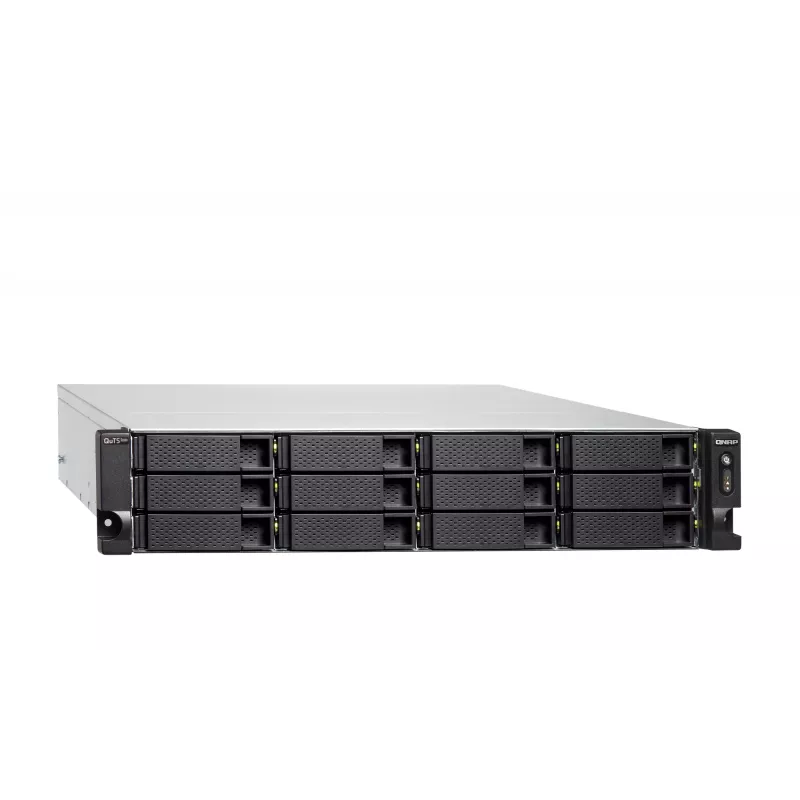 QNAP TS-H1886XU-RP-R2 NAS stovas (3U) Intel® Xeon® D D-1622 32 GB DDR4 0 TB QuTS hero juoda, pilka