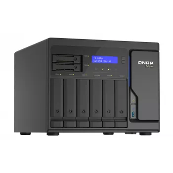 QNAP TS-h886 NAS Tower Intel® Xeon® D D-1602 8 GB DDR4 0 TB QuTS hero Juoda