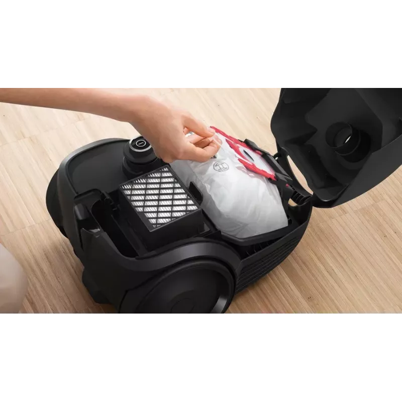 “Bosch Serie 2 BGDS2CHAMP” dulkių siurblys 3.5 L Būgninis siurblys Sausas 600 W Dulkių maišelis