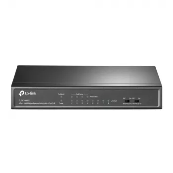 TP-Link TL-SF1008LP tinklo jungiklis Nevaldomas Fast Ethernet (10/100) Power over Ethernet (PoE) Juoda
