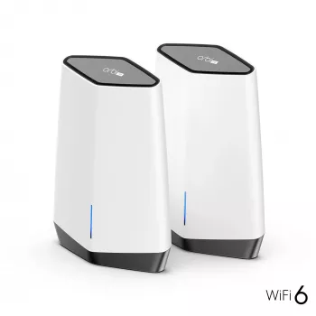NETGEAR Orbi Pro WiFi 6 Tri-band Mesh System (SXK80) Tri-band (2.4 GHz / 5 GHz / 5 GHz) Wi-Fi 6 (802.11ax) Pilka, White 9 Internal