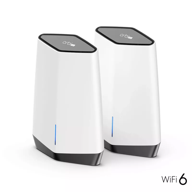 NETGEAR Orbi Pro WiFi 6 Tri-band Mesh System (SXK80) Tri-band (2.4 GHz / 5 GHz / 5 GHz) Wi-Fi 6 (802.11ax) Pilka, White 9 Internal
